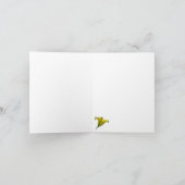 黄色いワスレグサのサンキューカード サンキューカード (内部)