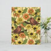 黄色いワニと花淡い色の色 (スタンド正面)