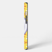 黄色い一流パターン iPhoneケース (左側面)
