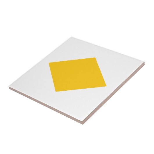 黄色い三角形 タイル (側面)