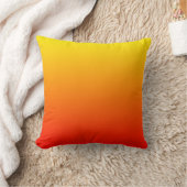 黄色い上の赤い最下のgradient.jpg クッション (ブランケット)