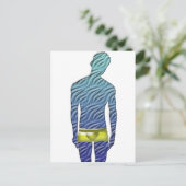 黄色い下着の男 ポストカード (スタンド正面)