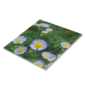 黄色い中心が付いている白い花 タイル (側面)