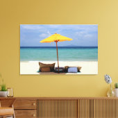 黄色い傘 キャンバスプリント (インサイチュ (リビング))