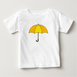 黄色い傘 ベビーTシャツ