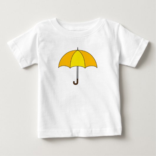 黄色い傘 ベビーTシャツ (正面)