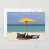 黄色い傘 ポストカード (正面/裏面)