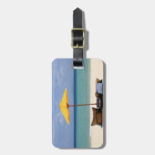 黄色い傘 ラゲッジタグ (正面縦)