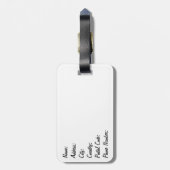 黄色い傘 ラゲッジタグ (裏面縦)