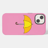黄色い傘 iPhoneケース (裏面横)