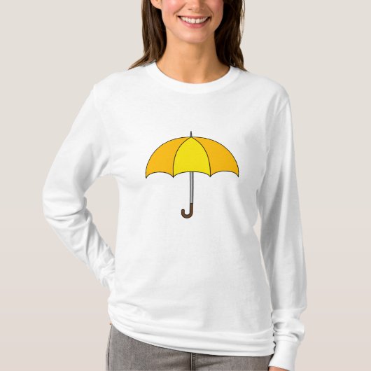 黄色い傘 Tシャツ (正面)