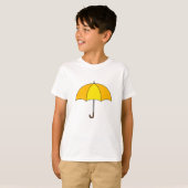 黄色い傘 Tシャツ (正面フル)