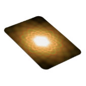 黄色い光の渦（黒） マグネット (右側)