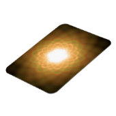 黄色い光の渦（黒） マグネット (左側)