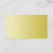 黄色い円-ビジネス 名刺 (裏面)