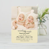 黄色い写真の誕生を待つ価値がある 案内状 (スタンド正面)