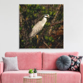 黄色い冠をかぶったネギ キャンバスプリント (インサイチュ (リビング))