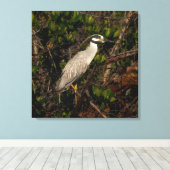 黄色い冠をかぶったネギ キャンバスプリント (インサイチュ (ウッドフロア))