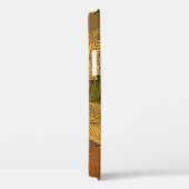 黄色い列のヴィンテージ葉を含むシームレスなパターン Case-Mate iPhoneケース (裏面 / 右)