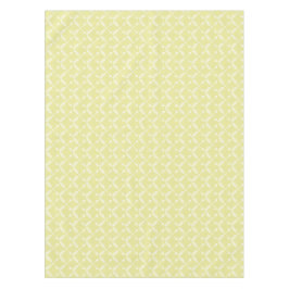 黄色い十字矢印のパターン テーブルクロス