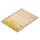 黄色い壁の横の花 ノートブック (左側)