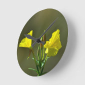 黄色い夕べ ラウンド壁時計 (傾斜)