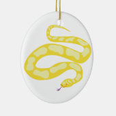 黄色い大蛇 セラミックオーナメント (右)