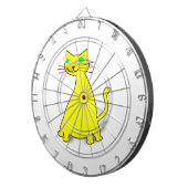 黄色い太った猫 ダーツボード (正面右)