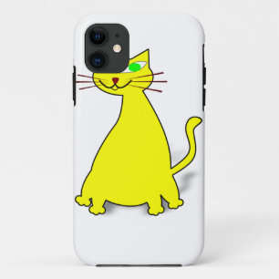 黄色い太った猫 iPhone 11 ケース