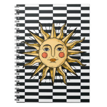 黄色い太陽と顔