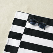 黄色い太陽と顔 ビーチタオル (インサイチュ)