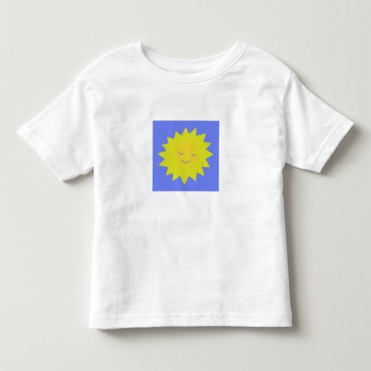 黄色い太陽のTシャツ トドラーTシャツ (正面)