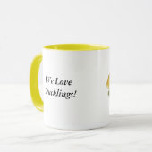 黄色い子ガモ マグカップ (正面左)