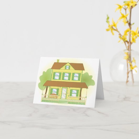 黄色い家 カード (黄色い花)