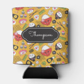 黄色い寿司かわいい 缶クーラー (裏面)