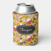 黄色い寿司かわいい 缶クーラー (缶裏面)