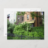 黄色い屋根と庭 ポストカード (正面/裏面)