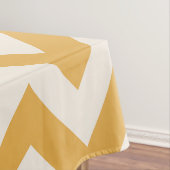 黄色い山形ジグザグ模様 テーブルクロス (インサイチュ)