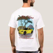 黄色い巡航のワイシャツ Tシャツ (裏面)