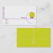 黄色い幾何学的- Busihness 名刺 (正面/裏面)