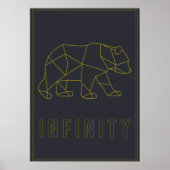 黄色い折り紙は肯定のポスターを持つ。 ポスター (正面)