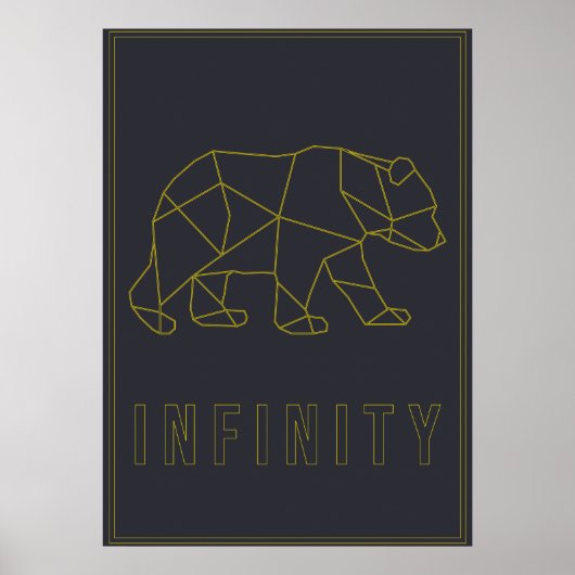 黄色い折り紙は肯定のポスターを持つ。 ポスター (正面)