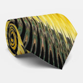 黄色い抽象芸術2の~のタイ ネクタイ (ロール)