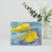 黄色い接線 ポストカード (スタンド正面)