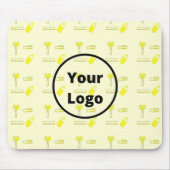 黄色い文房具の業態 マウスパッド (正面)