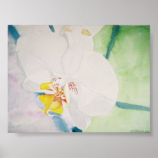 黄色い斑点のあるラン ポスター (正面)