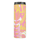 黄色い旋回植物 タンブラー (裏面)