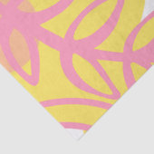 黄色い旋回植物 薄葉紙 (詳細)