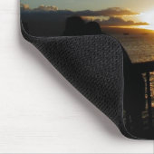 黄色い日没のmousepad マウスパッド (コーナー)