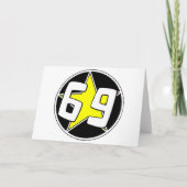 黄色い星69 カード (正面)